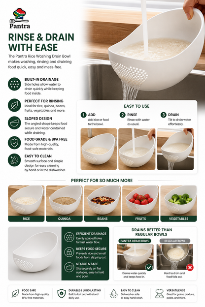 Pantra™ QuickDrain Bowl